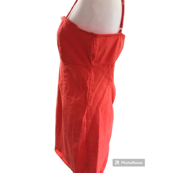 Wild Fable Large Orange Shoulder Strap Dress - Picture 9 of 11